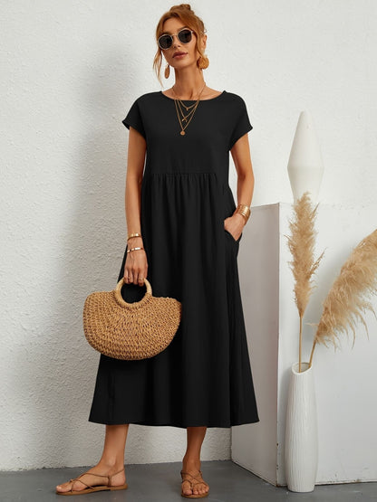 Camille | Kleid mit Rundhalsausschnitt