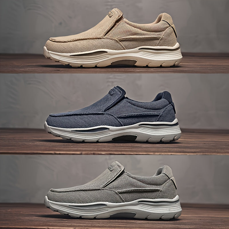 CanvasFlex™ – Atmungsaktive Herren Loafers mit Slip-On Komfort