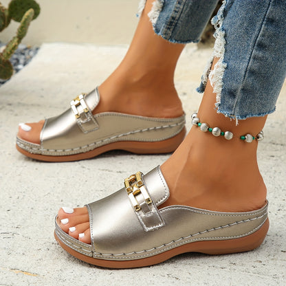 CharmVita™ – Elegante Damen Keilsandalen mit Komfort & Stil