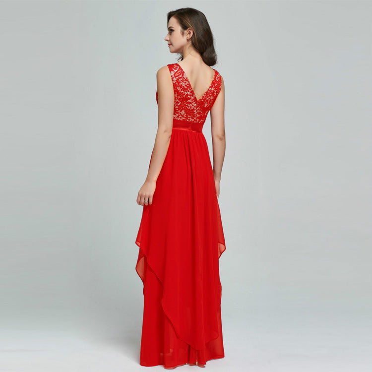 Chiffonkleid mit Spitze von Elarova