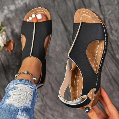 ComfyBelle™ – Elegante Damen Keilsandalen mit ergonomischem Komfortfußbett