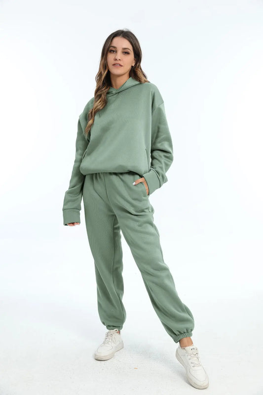 ComfyBlend™ – Hoodie & Jogginghose Set fur Damen