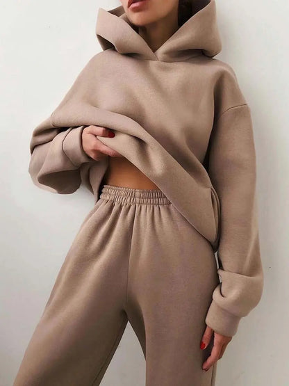 ComfyBlend™ – Hoodie & Jogginghose Set fur Damen