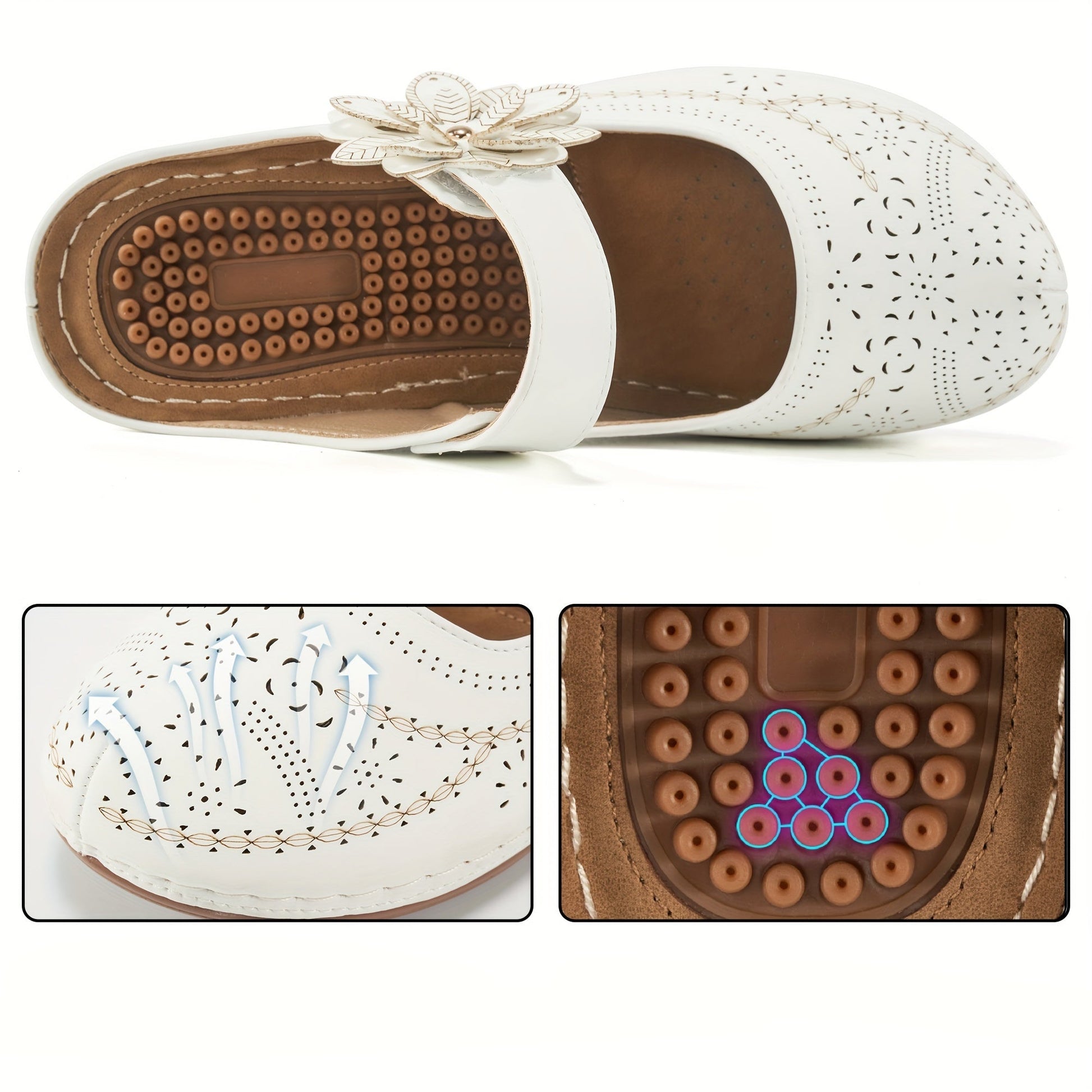 ComfyBloom™ – Elegante Damen Pantoletten mit Blumenmuster