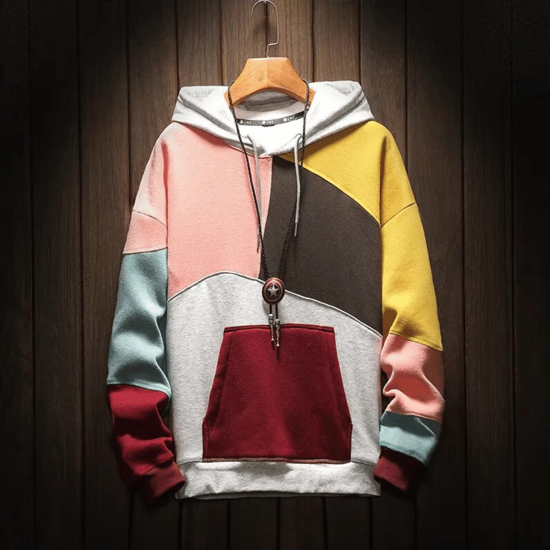 Cooler bunter Herren-Hoodie - Reinhold
