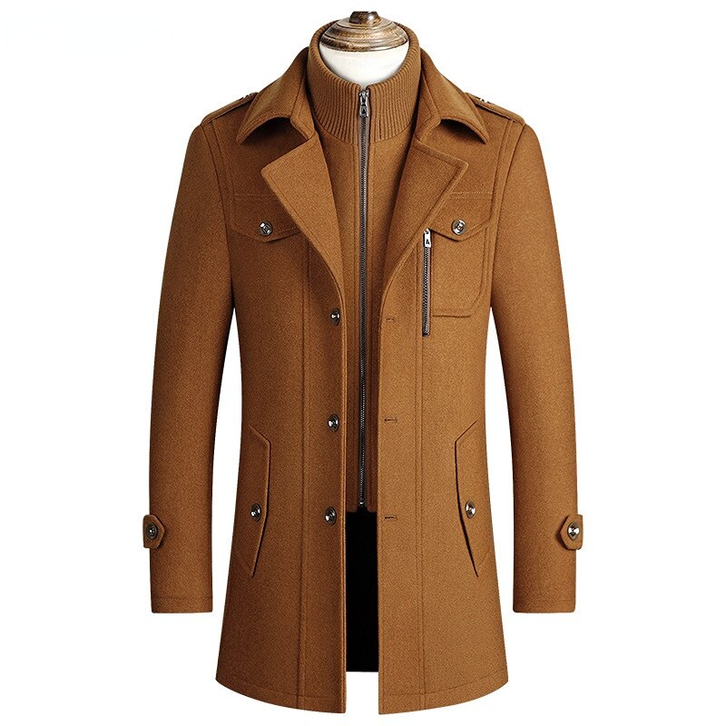 Cooler, cozy double winter coat - Rikard