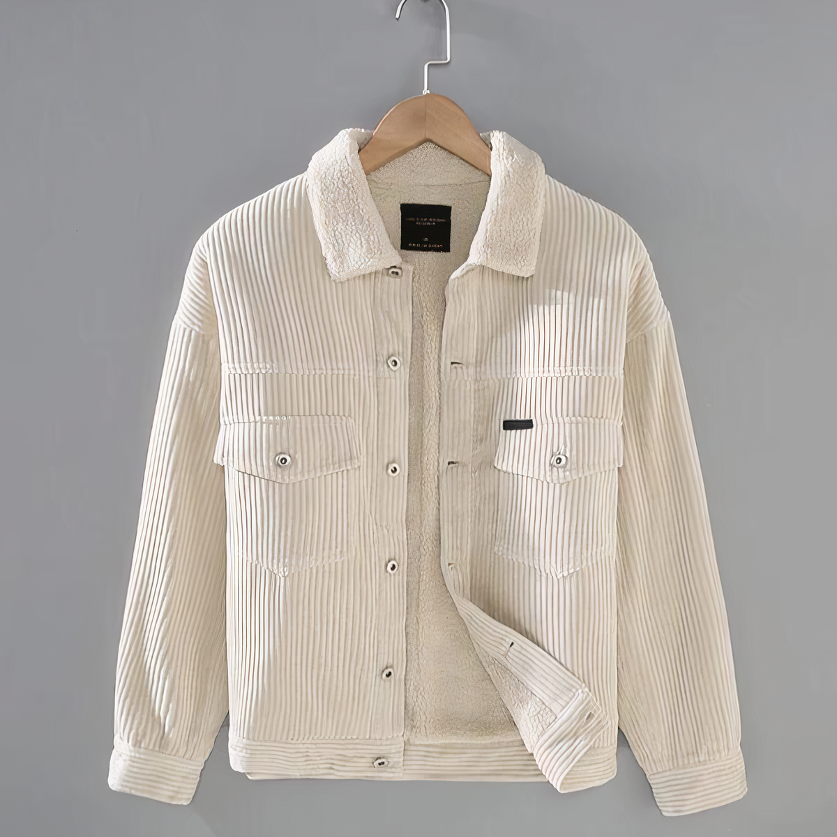 Cord-Fleecejacke Liam