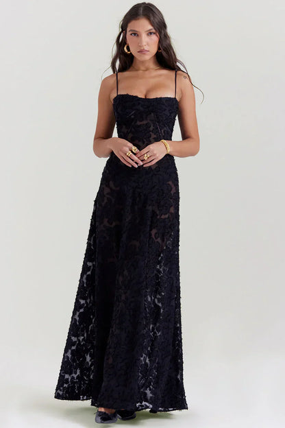Corsalina™ – Damen Maxikleid Sommer mit Eleganter Corsage