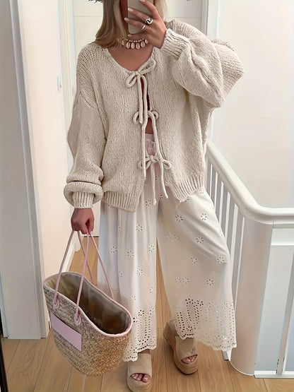 CozyChic™ – Eleganter Damen Strick Cardigan mit Kurzschnitt