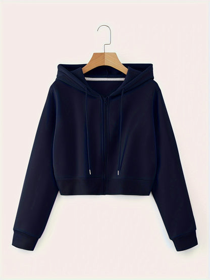 CozyCrop™ – Stylische Damen Kapuzenjacke mit praktischem Zipper