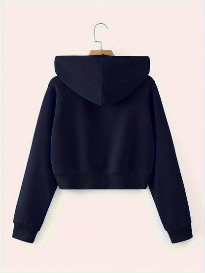 CozyCrop™ – Stylische Damen Kapuzenjacke mit praktischem Zipper