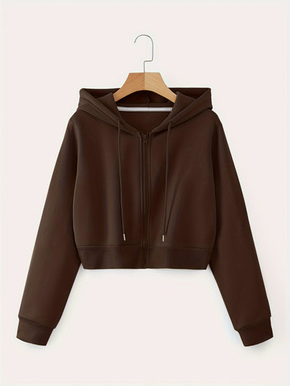 CozyCrop™ – Stylische Damen Kapuzenjacke mit praktischem Zipper