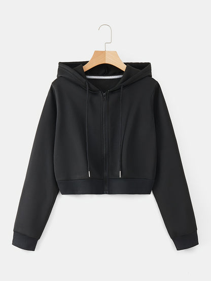 CozyCrop™ – Stylische Damen Kapuzenjacke mit praktischem Zipper