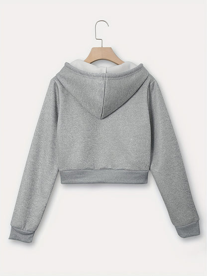 CozyCrop™ – Stylische Damen Kapuzenjacke mit praktischem Zipper