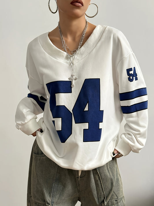 CozyFlex™ – Lässiges Damen Oversize Sweatshirt mit Rundhalsausschnitt
