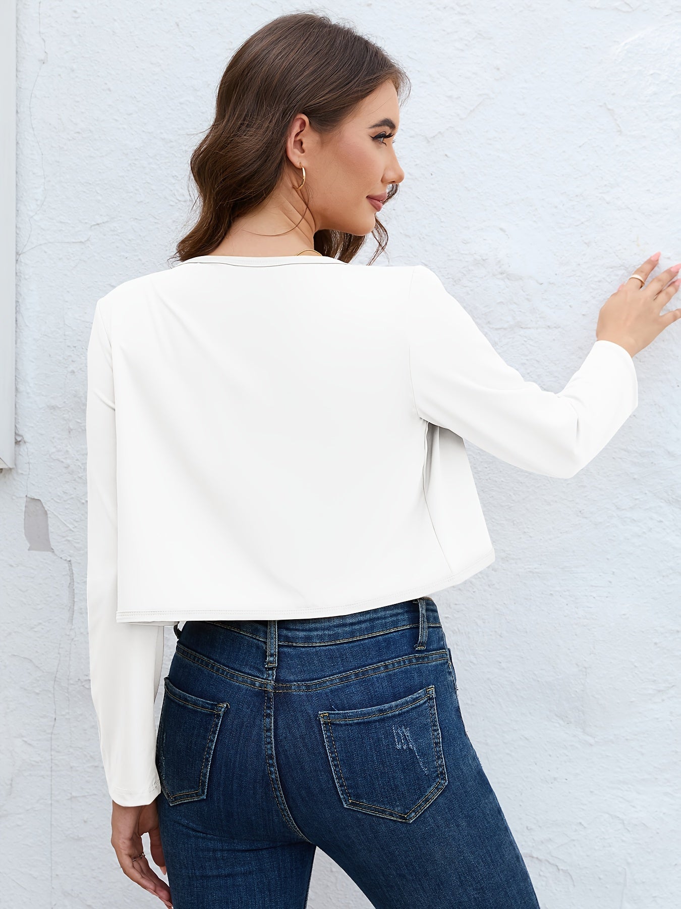 CropVista™ – Modische Damen Kurzjacke für stilvolle Übergangszeiten