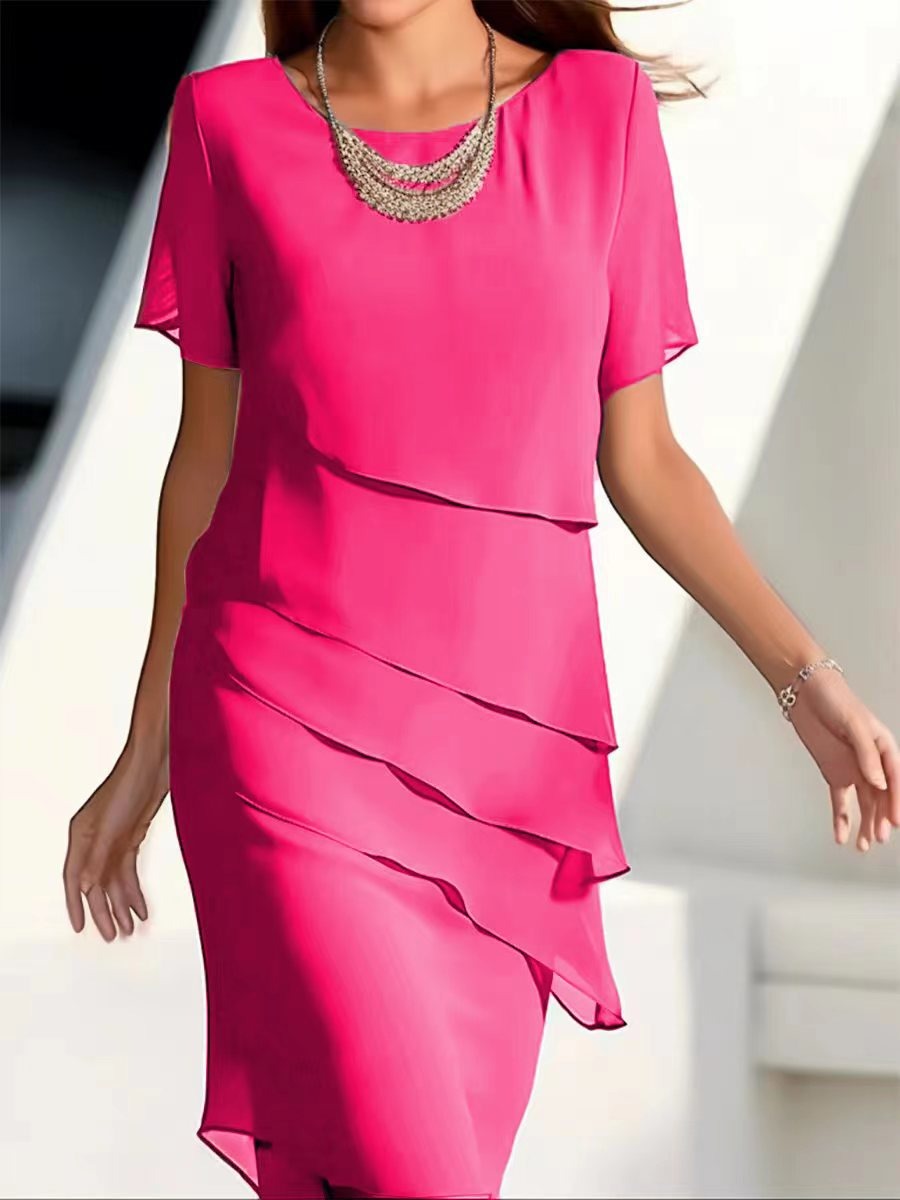 Cynthia: Schlankmachendes, elegantes Kleid