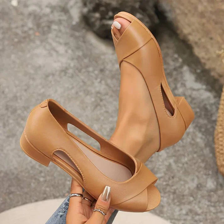 Damen-Abelia Peeptoe-Sandalen