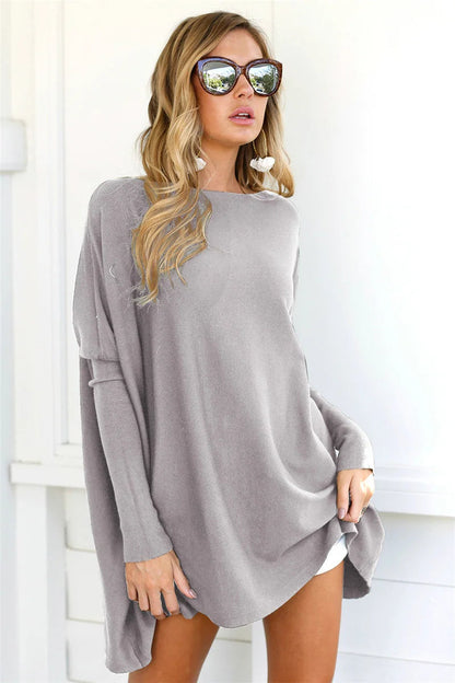 Elarova |  Damen-Baggy-Pullover