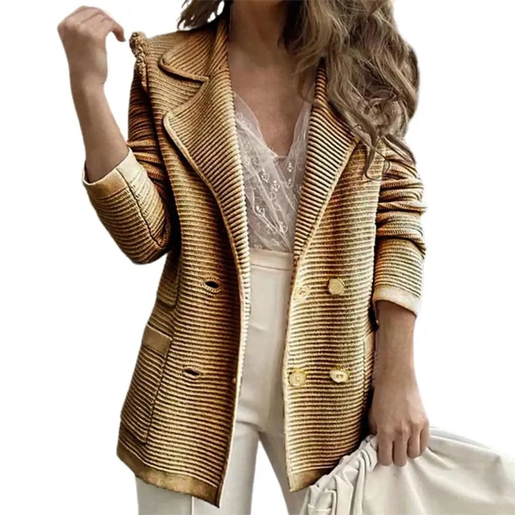 Damen-Blazer mit eleganter Rippstruktur