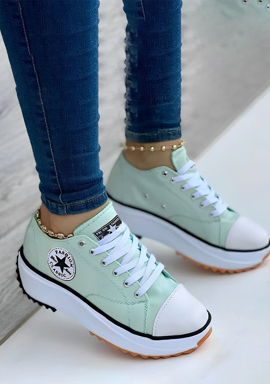 Damen Canvas-Turnschuhe