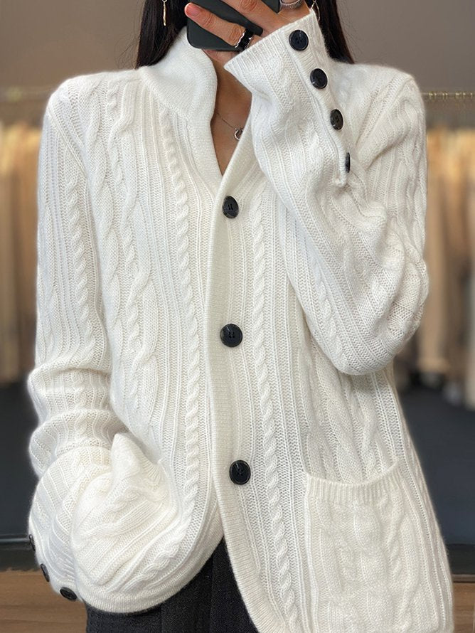 Damen Cardigan Pullover Karina Weiß