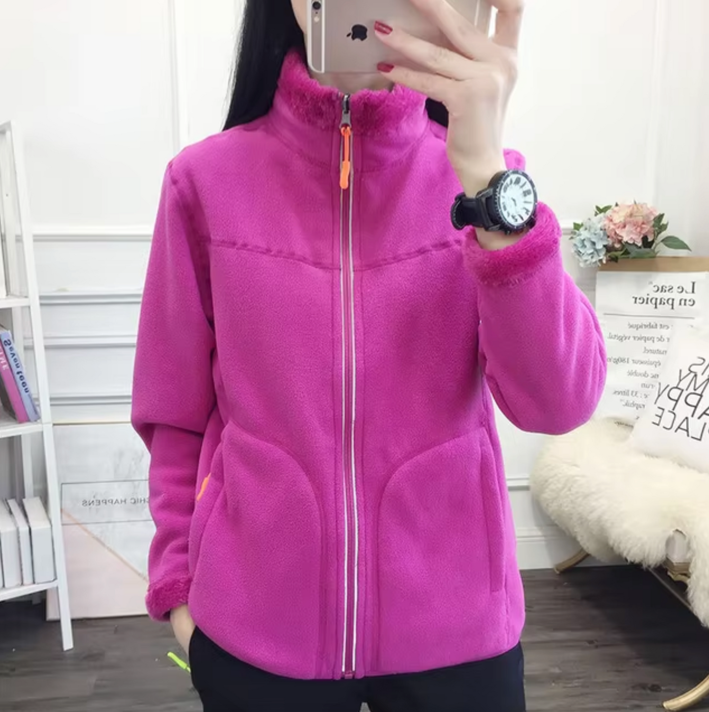 Damen Fleecejacke Kira - warm