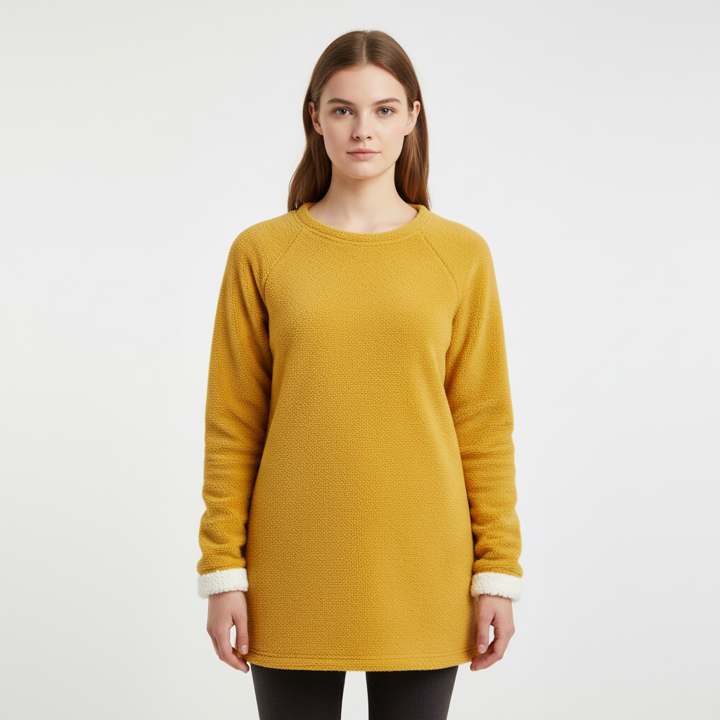Weiche Damen Fleece Pullover Warm
