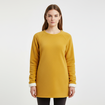 Weiche Damen Fleece Pullover Warm