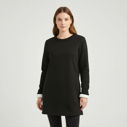 Weiche Damen Fleece Pullover Warm