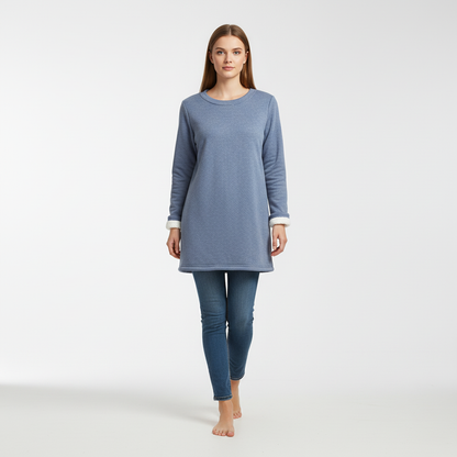 Weiche Damen Fleece Pullover Warm