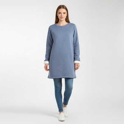 Weiche Damen Fleece Pullover Warm
