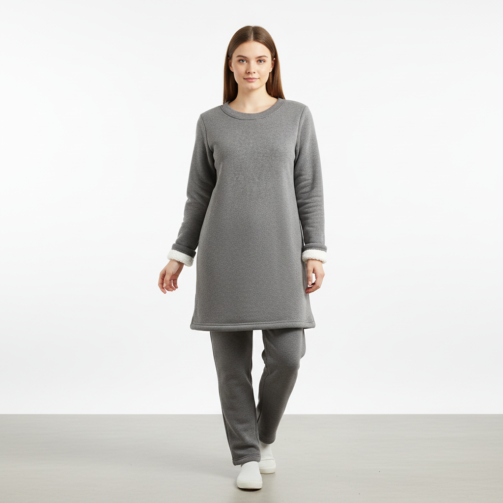 Weiche Damen Fleece Pullover Warm