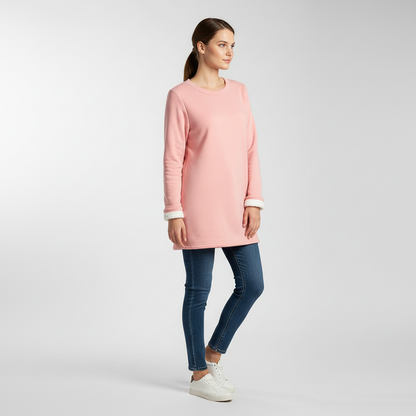 Weiche Damen Fleece Pullover Warm