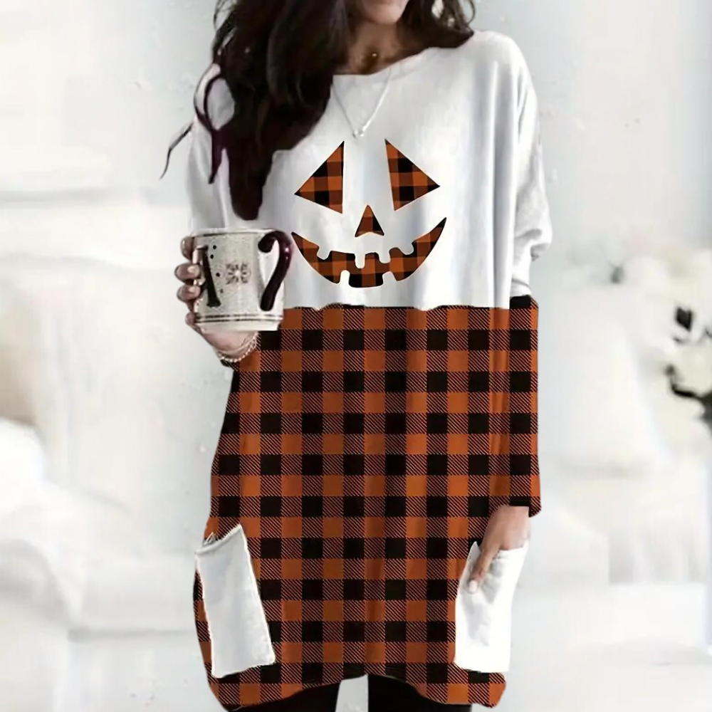 Damen Halloween Pullover: Oversize, stylisch von Kata