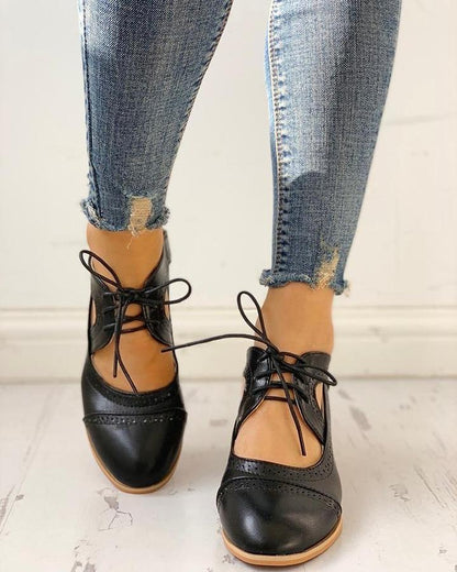 Damen-Komfortschuhe im orthopädischen Vintage-Design