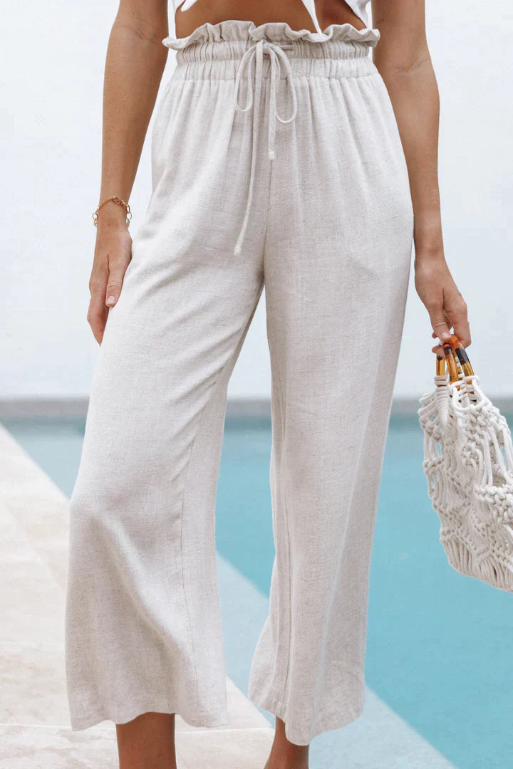 Damen-Leinenhose Hana: Elegante Sommerhose
