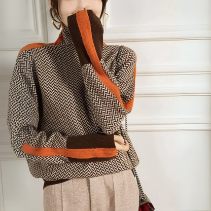 Damen Pullover | Strick modern mit Musterstruktur