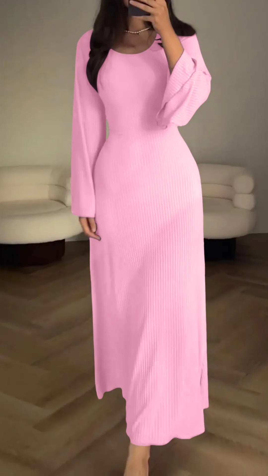 Damen-Rollkragenkleid Amalia im eleganten Design