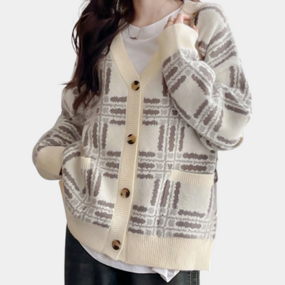 Damen Winterjacke NATALIE Kollektion - Eleganter Strick