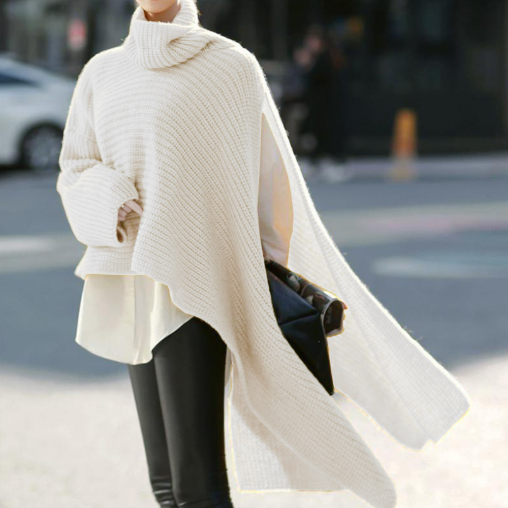 Damenpullover Zena: modisch und asymmetrisch