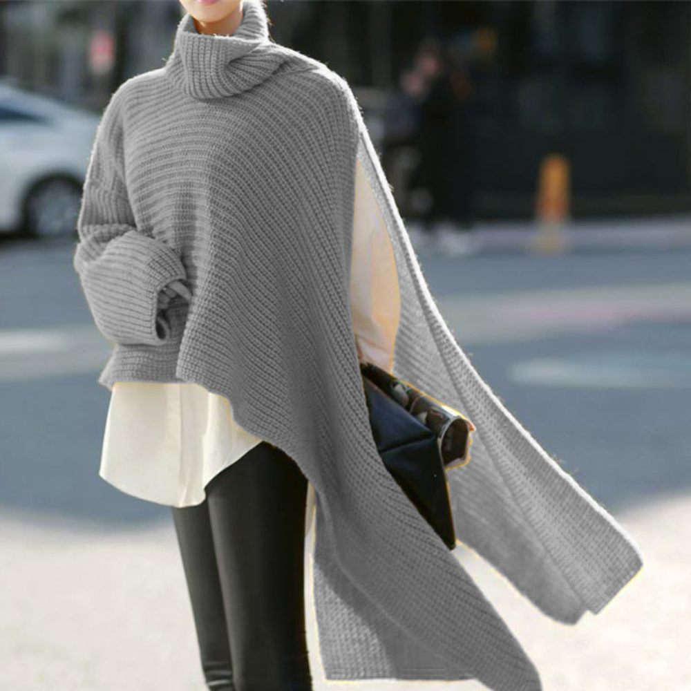 Damenpullover Zena: modisch und asymmetrisch