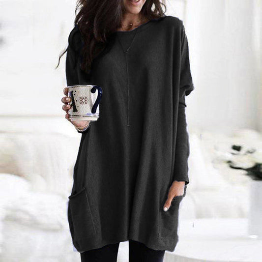 Elarova |  Damenpullover mit Taschen