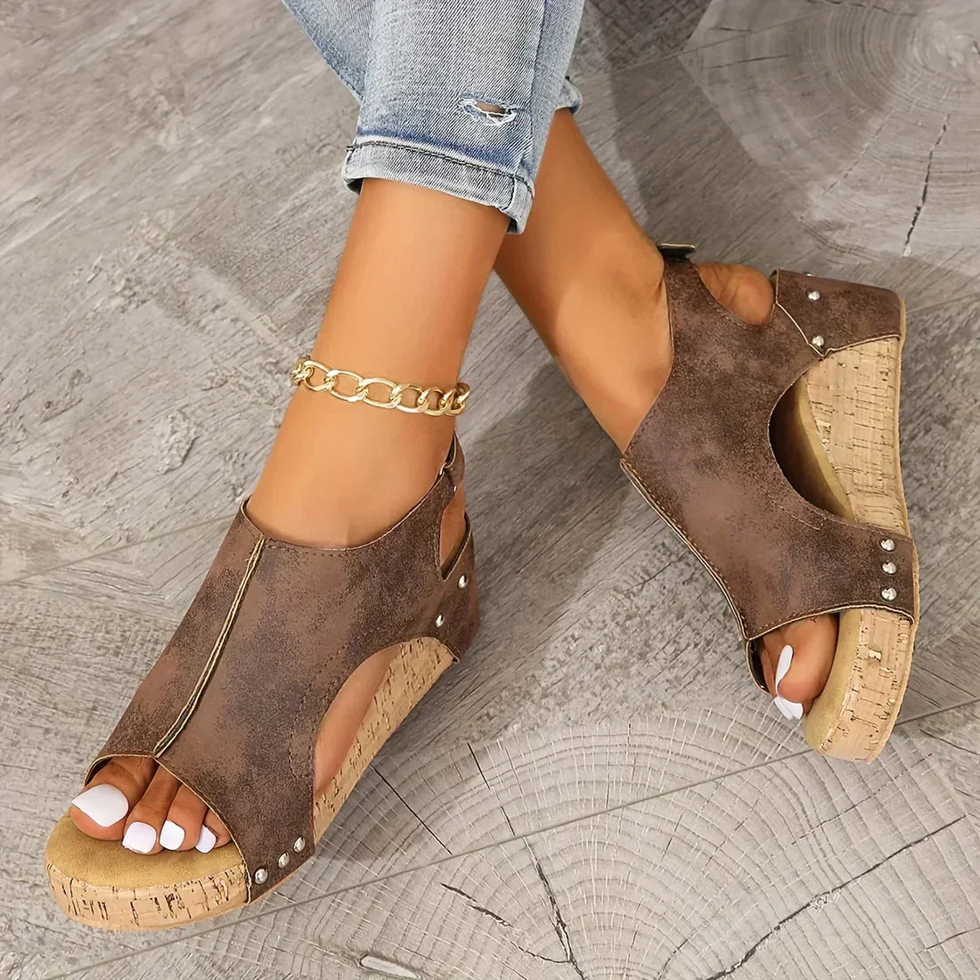 Damensandalen Albertina - Sommer-Keilsandaletten