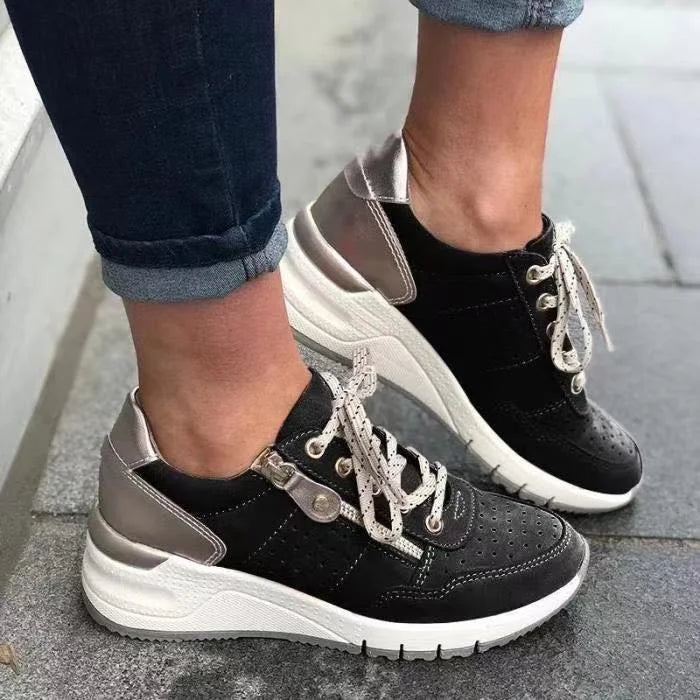 Damenschuhe Jutta: Orthopädisch, komfortabel, mit seitlichem Reißverschluss
