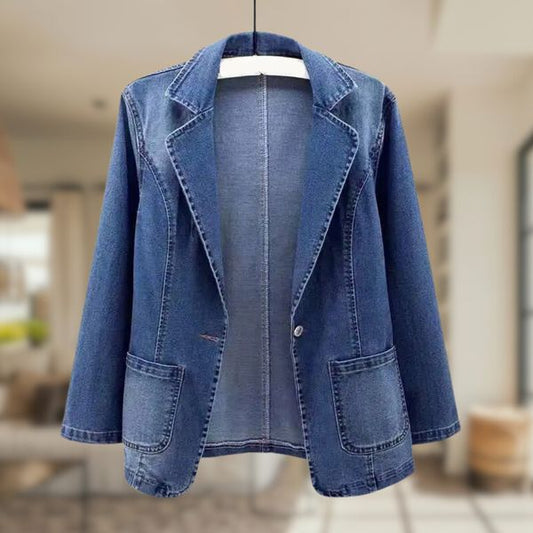 Elarova |  Denim-Blazer für Damen