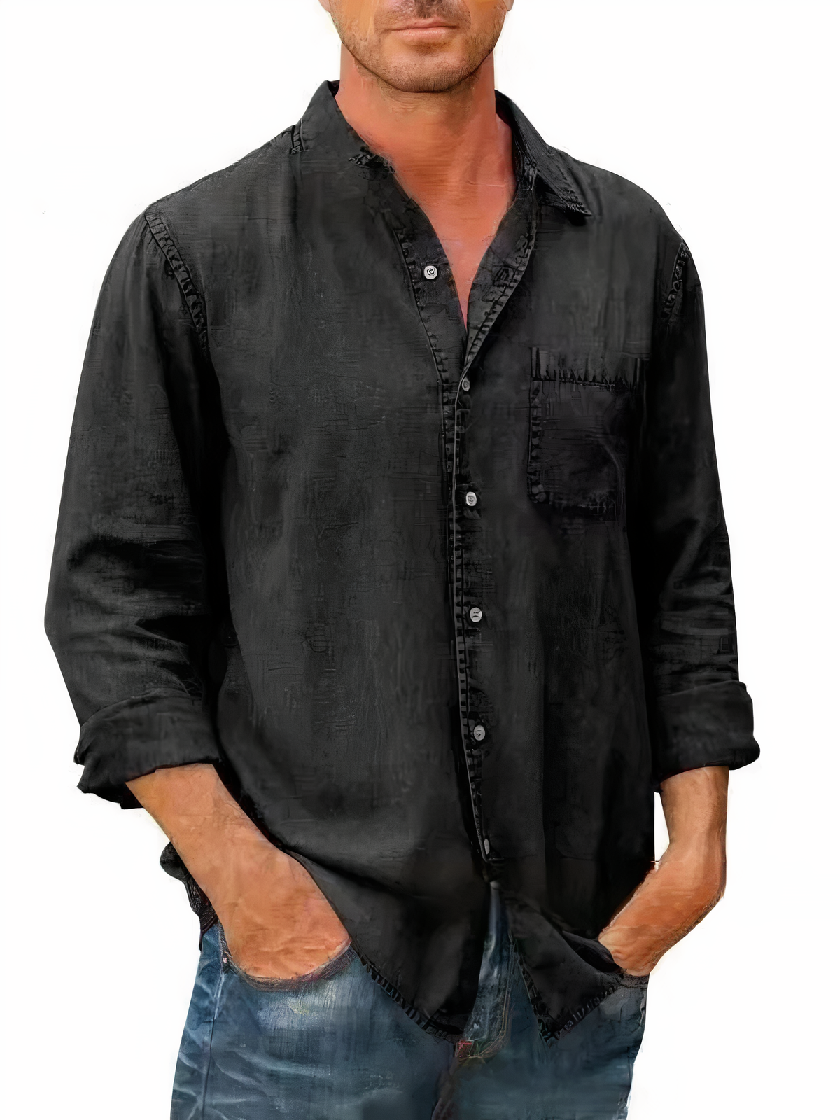Denimhemd mit langen Ärmeln – Mateo