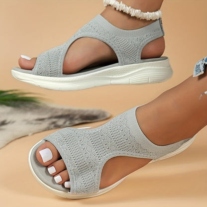Schicke Damensandalen Bequem Spitze