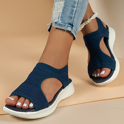 Schicke Damensandalen Bequem Spitze