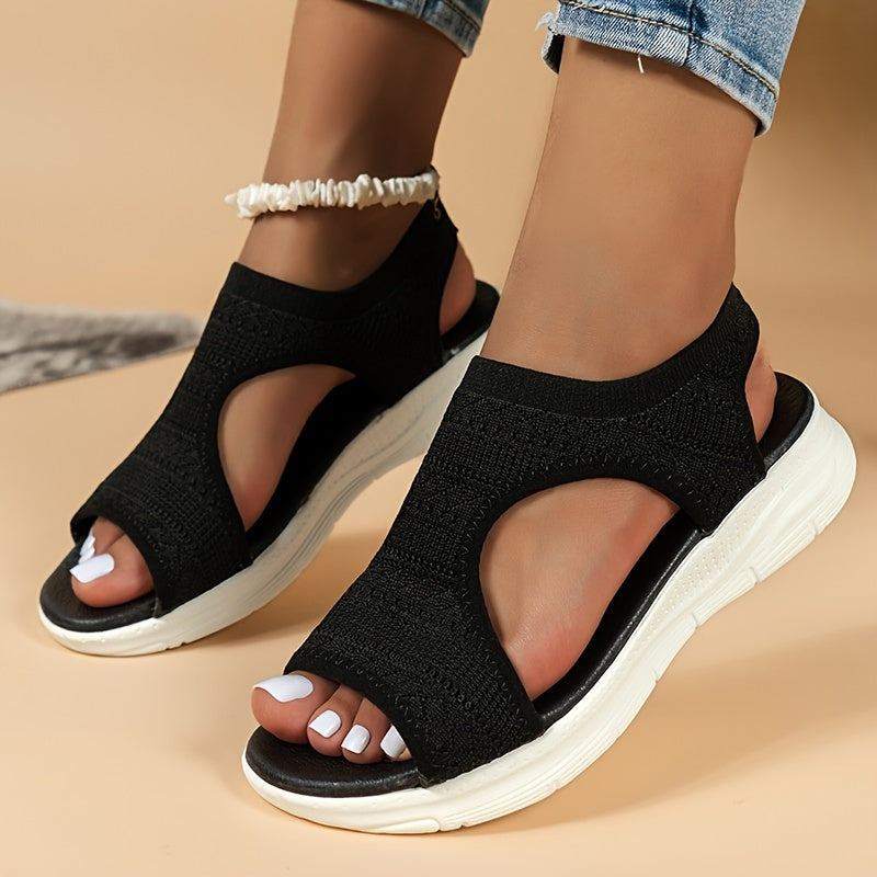 Schicke Damensandalen Bequem Spitze